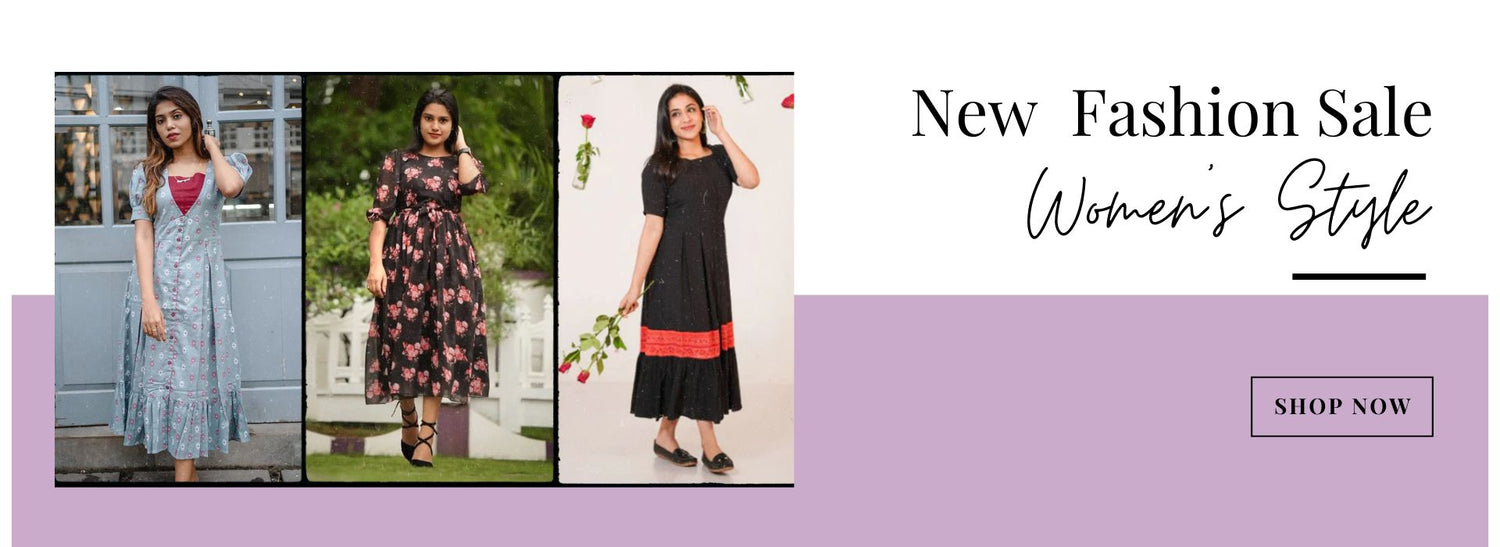 Buy Printed Western Dresses & Cotton Kurtis Online - Darji Fashion